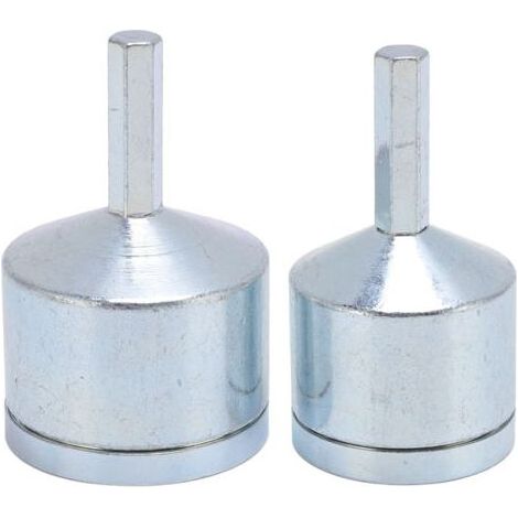 Nettoyeur de tuyaux en cuivre, 2 pièces, brosse de nettoyage pour perceuse électrique 1/2 3/4 pouces, pour plombier professionnel et usage industriel 15mm 22mm (1/5)