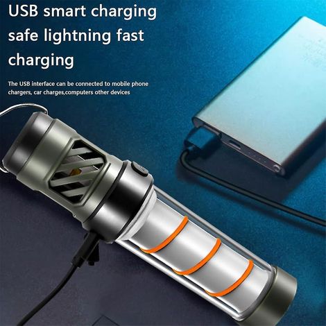 Lampe anti-moustiques de camping 2 en 1 avec batterie rechargeable USB, accessoires de camping portables et étanches (1/2)