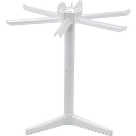 Support à pâtes blanc, séchoir à spaghetti pliable, outil de séchage (1/5)