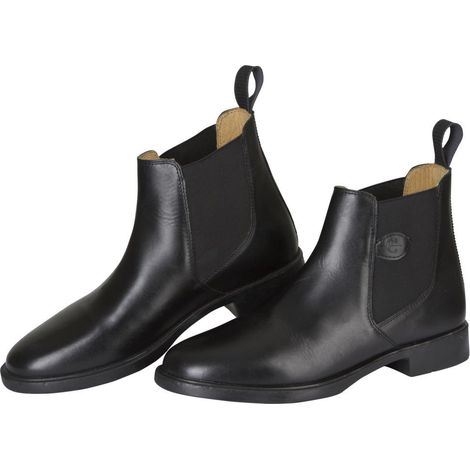 Reitstiefelette Leder Classic schwarz, Gr. 36