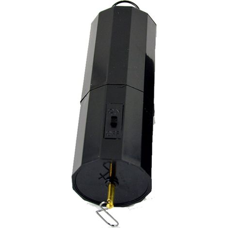Moteur Pour Mobile À Vent - ABS - Alimenté Par Piles - Pour Intérieur Et Extérieur - 19 x 4,6 cm - 1 Pièce (1/5)
