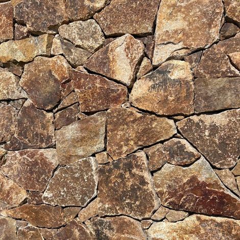 Parement Pierre Naturelle Gneiss Madale Doré - Couche 1m² - Ti'ma Stone (1/3)