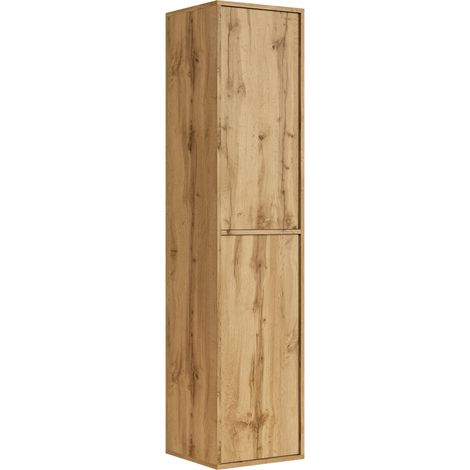 Badplaats Columna de baño Mali 38 x 33 x 160 cm - Roble - Mueble (1/5)