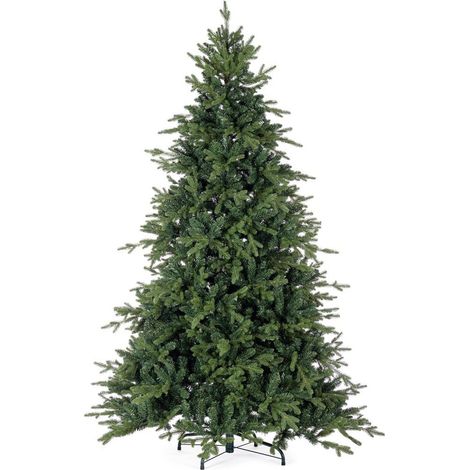 Albero di Natale, pino "Livigno" in PE Effetto Real Touch + PVC di Altissima qualità -180 cm (1/4)