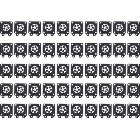 Pack of 50 carburetor diaphragms for Zama 2500/3800/4500/5200/5800 chainsaws (1/4)