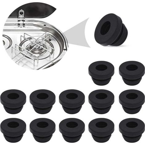 Lot de 12 embouts en caoutchouc, protection antirouille pour réchauds de camping-car Dometic, 5 mm