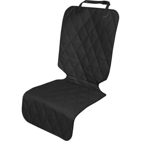 Front seat cover for dogs, 1 piece, without skirt, 4 layers, quilted and durable, made of 600D Oxford fabric, to protect against hair and dirt, compatible with most cars, SUVs and more (1/5)