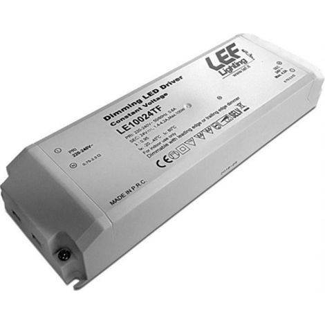 Led driver power supply 24vdc constant voltage 100w dimmable phase cut triac igbt le10024tf