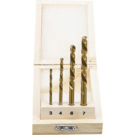 Punta bgs-technic 2726 acciaio rapido sinistra titanio 4 pz (1/4)