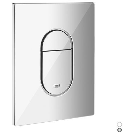 Grohe Arena Cosmopolitan Plaque de de'clenchement en ABS blanc 156 x 197 mm pour re'servoirs encastre's-Chrom (1/3)