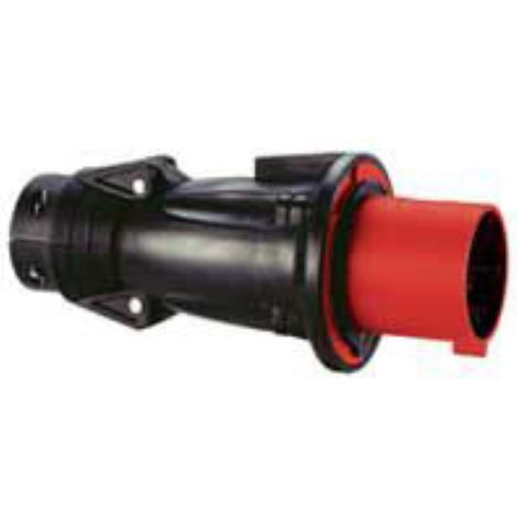 Fiche mobile droite Hypra IP44 63A - 380V à 415V - 3P+N+T - caoutchouc - LEGRAND