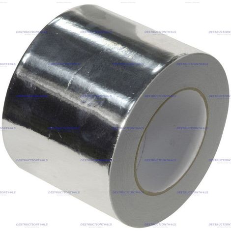 6 rouleaux 50M x 100mm (300M) Ruban D'Aluminium (CVC) (50mic)
