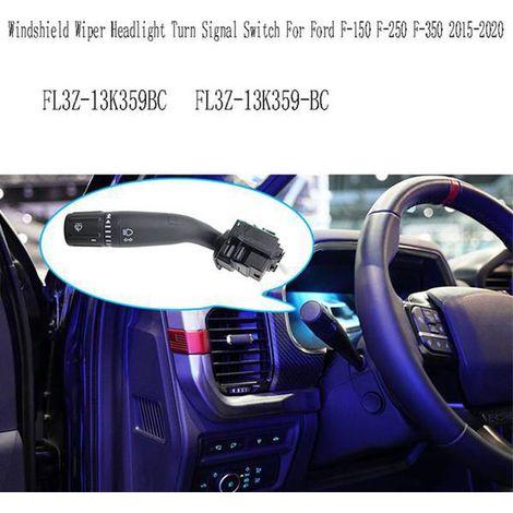 FL3Z13K359BC ist geeignet für 15-20 Ford F-150 F-250 Scheinwerfer-, Blinker- und Scheibenwischerschalter. (1/4)
