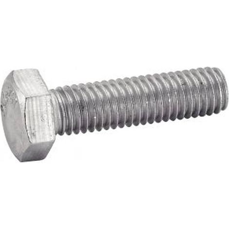 50 Vis à Métaux Tête Hexagonale Filetage Total 10 x 120 mm - DIN 933 - Inox A4 - D-Work