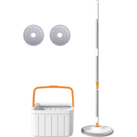 Balai de nettoyage essoreur en microfibre à 360° pour le nettoyage des baignoires et des surfaces des toilettes (1/4)