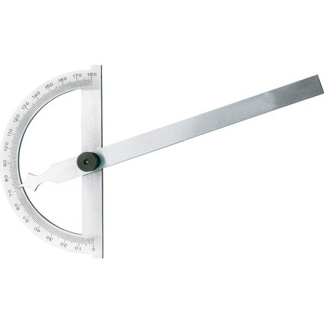 Rapporteur d'angle, Arc gradué : 120 mm, Long. des branches 150 mm