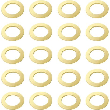 20 arandelas planas de latón M10x16x1 mm para pernos y sujetadores