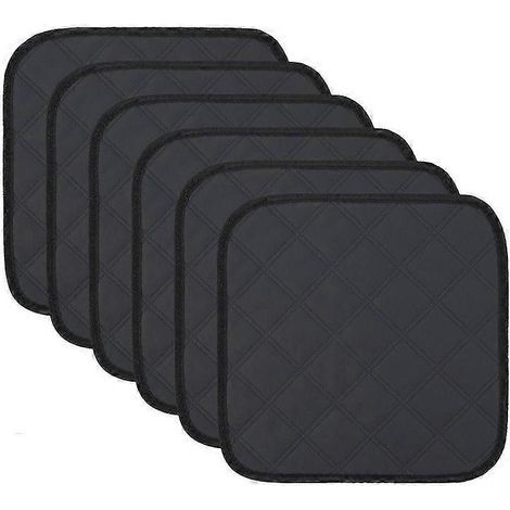 Lot de 6 tapis de cage pour cobayes, litière lavable, réutilisable, super absorbante et imperméable pour petits animaux. (1/5)