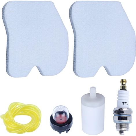 Kit Filtre Air Carburant Ligne d'Essence Pour Husqvarna 240 235 E 236 Pour Jonsered CS2234 CS2238, Filtre à Air, Ampoule de Amorçage, Filtre à Carburant, Tuyau de Carburant, Bougie (1/5)