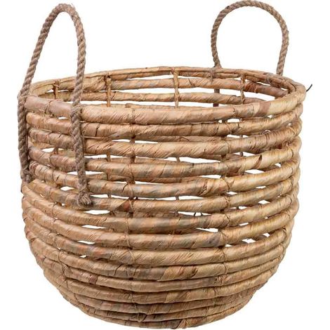 Cesto de fibra natural marron D37x29/36 (1/5)