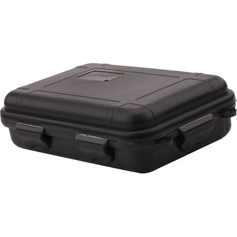 Wasserdichte und stoßfeste Aufbewahrungsbox für Outdoor-Survival-Einsätze, schwarz, Größe L. (1/5)
