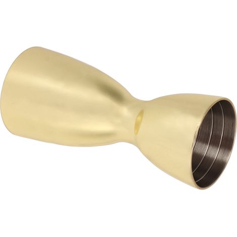 Doppelter Cocktail-Jigger aus goldfarbenem Edelstahl, U-förmiges Weinmessglas, Barkeeper-Werkzeug mit 30 ml/60 ml Fassungsvermögen (1/5)