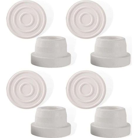 Lot de 4 butoirs en caoutchouc pour échelle de piscine, adaptés aux tubes de 4,8 cm de diamètre intérieur, bouchons pour échelle de piscine creusée, accessoires de protection pour revêtement de