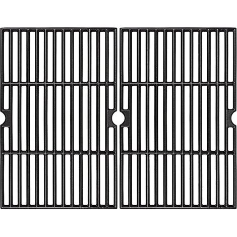 Ersatz-Grillrost aus emailliertem Gusseisen, 41,9 x 54,6 cm, passend für Tepro Toronto, Aktiva Angular, EL Fuego Montreal, TAINO Hero XL, Grillzubehör, 2er-Pack (1/5)