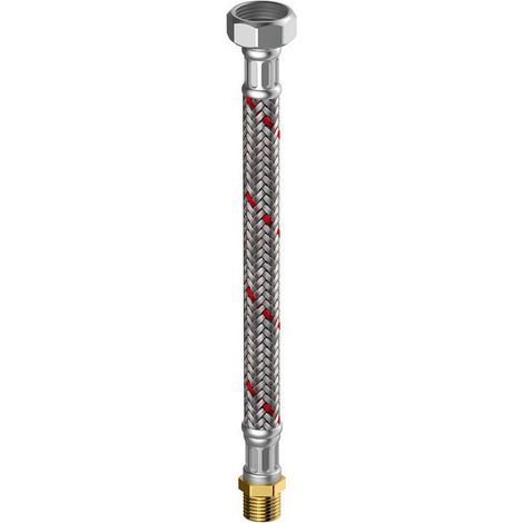 Flamco Meiflex Panzerschlauch Heizung/Klima 3/8 Zoll IG x 3/8" IG, 300 mm, InnenD 9mm, M4315.0201.30