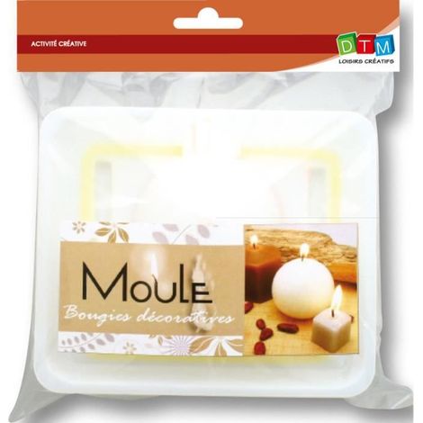 Moule à bougie - Cylindre Ø 50 mm - 150 g de cire - Pour adultes - DTM (1/5)