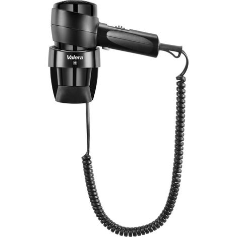 Valera Action Super Plus 1200 542.05/038A Asciugacapelli da parete Nero (1/2)