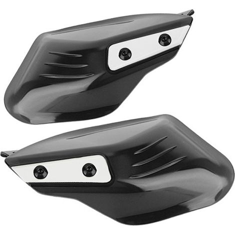 Protège-mains Moto Antichoc Coque de Protection Guidon Coque Rigide Noire (1/3)