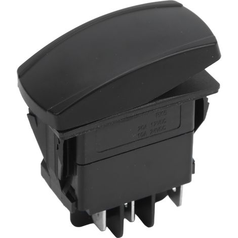 Interrupteur à bascule 5 broches pour barre LED, fonction marche/arrêt, indice de protection IP66, 12V/20A 24V/10A, pour camping-car et voiture (1/5)