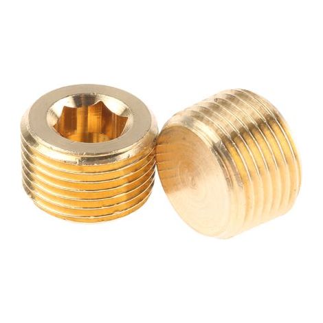 Bouchon Laiton Droit Legris R Mâle 3/8pouce ( Prix pour Paquet de 10 )