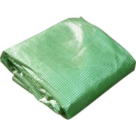 Copertura portatile in PVC per serra da giardino – mini serra con passaggio pedonale – serra di ricambio – porta scorrevole avvolgibile – telaio