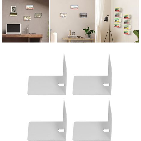 Étagère murale invisible, étagère multifonctionnelle pour la maison, le bureau, la salle de classe, la bibliothèque, étagère flottante (1/5)