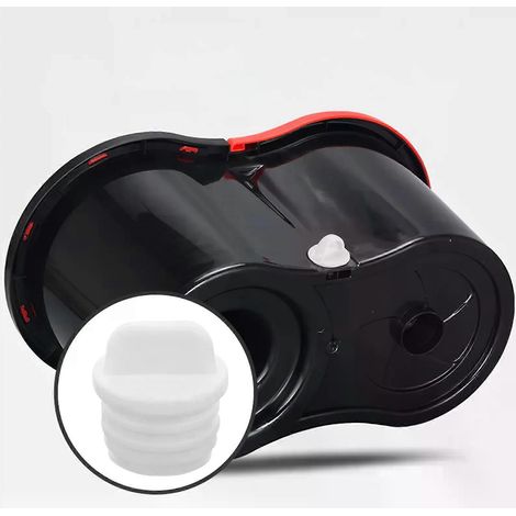 Lot de 2 bouchons d'étanchéité en caoutchouc pour seau à balai, bouchons anti-fuites pour bonde de salle de bain, accessoires pour balai à franges, anti-fuites (1/5)