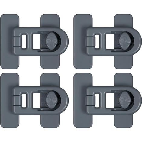 Magnetisches Schrankschloss, 38 mm dick (grau) (1/5)