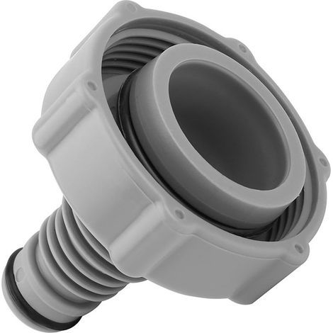 Bestway P6H1419 Schlauchadapter für Poolablaufventil, grau, Ø 32 mm Anschlussadapter (1/4)