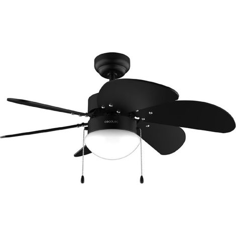 Cecotec Ventilador de Techo con Luz EnergySilence Aero 3600 Vision Full Black. 50 W, Diámetro 36”, 3 Velocidades (1/5)