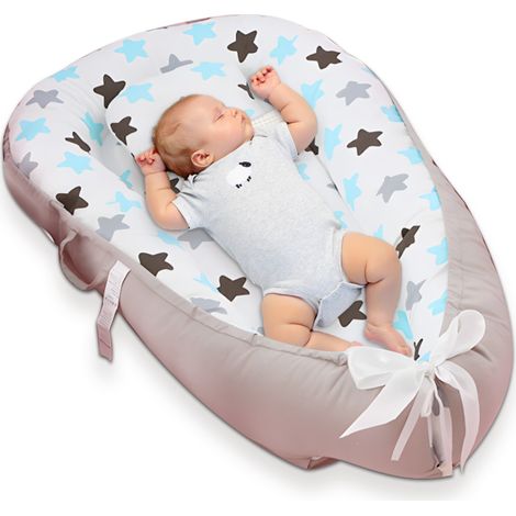 1 lit bébé en coton, portable et démontable, adapté aux nouveau-nés, environnement naturel, usage intérieur (1/5)