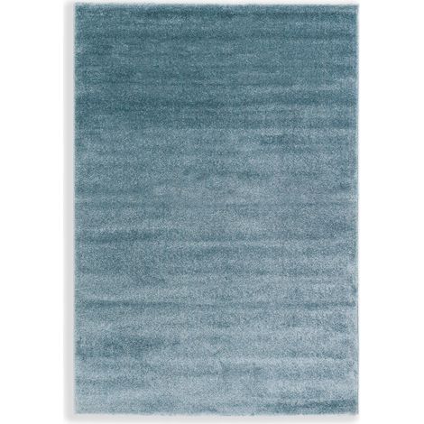 SW Tapis «Pure» Turquoise 67 x 130 cm Tapis à poils doux (1/5)