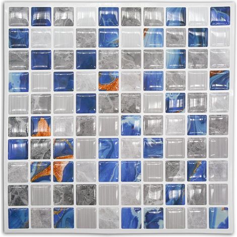 de 5 stickers mosaïque 3D à faire soi même imperméables et