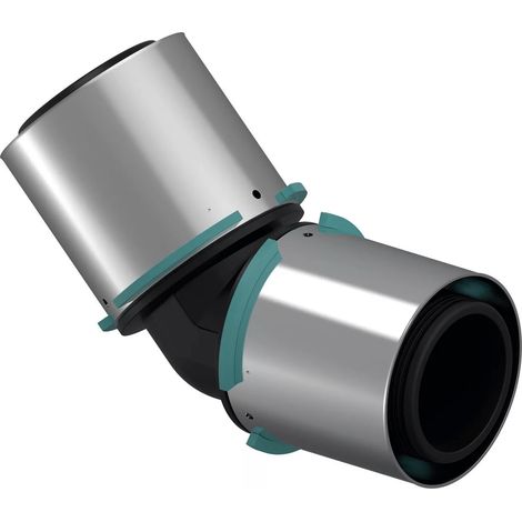 Uponor S-Press Raccordo a gomito composito 45° PPSU 63-63, 1032879