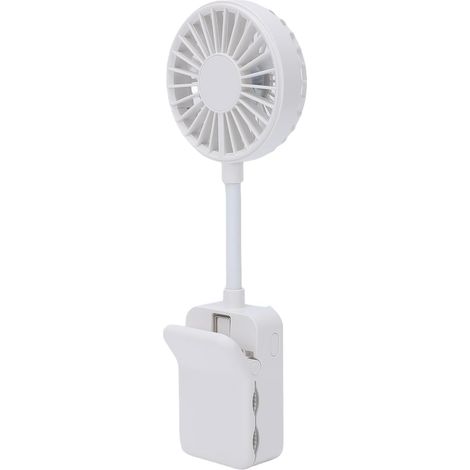 Clip-on fan with 1200 mAh rechargeable battery (1/5)