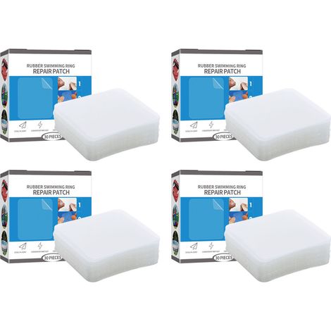 120 Pcs Inflatable Patch Repair Kit Water Resistant Strong Adhesive Airtight Clear PVC Air Mattress Patch Kit for Rafts Kayaks Canoes (1/5)