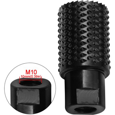 Ensemble tête de meulage rotative pour meuleuse d'angle, fraise à bois M10 M14 type 100/125, disque de ponçage abrasif, lime à sculpter et percer le bois (1/5)