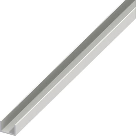alfer U-Profil 10 x 18 x 1000 mm weiß PVC Profil Kunststoffprofil U Schiene (1/2)