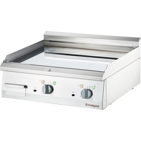 Plancha électrique chromée lisse - Stalgast (1/5)