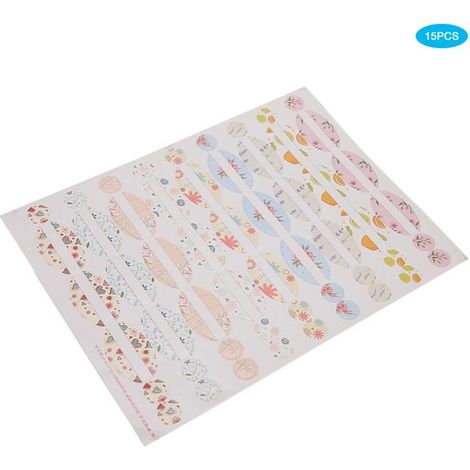 Étiquettes de bouteilles d'huile essentielle - FAFEICY - 15 feuilles - Ovales & rondes - Multicolores - Autocollantes faciles (1/3)